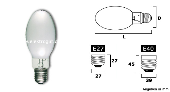 Natriumdampf-Hochdrucklampen SHP-S Super